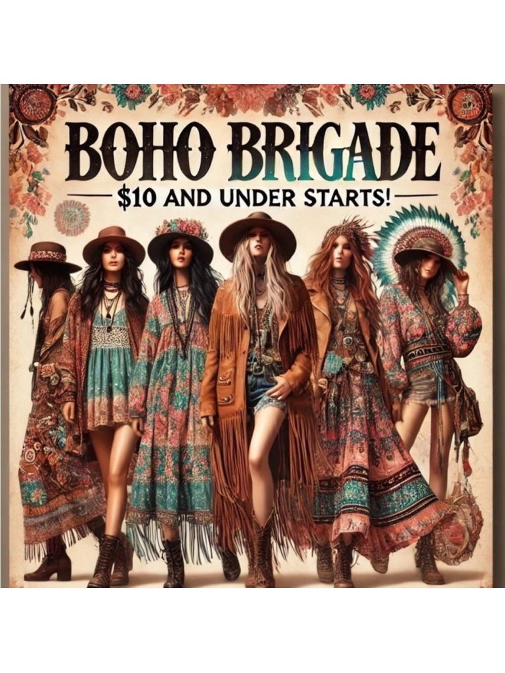 Oct 21 Boho Brigade 2 year anniversary Train show!